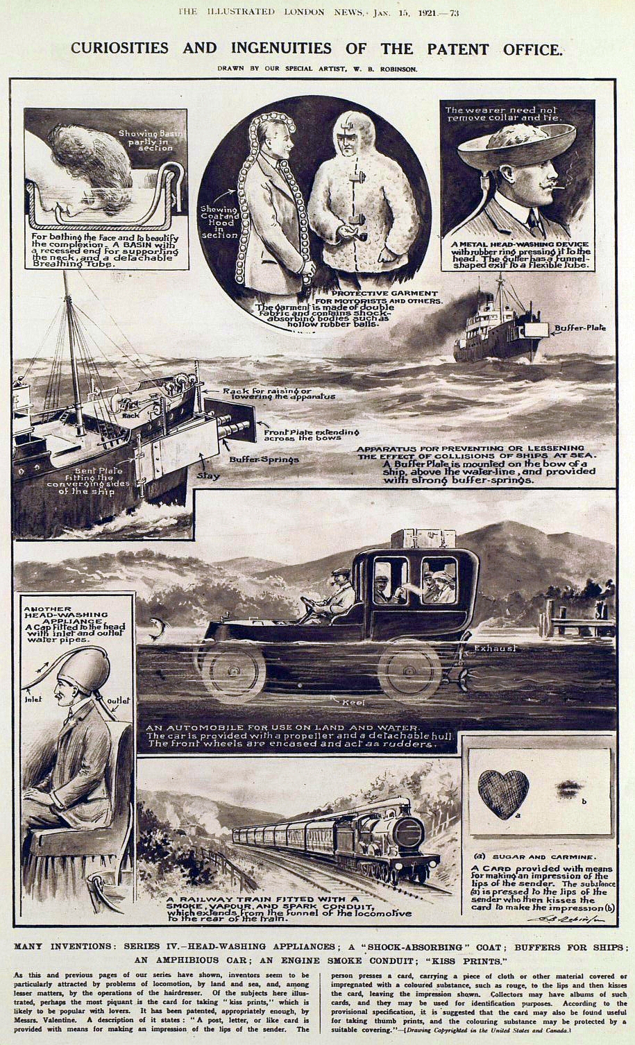 1921 patent office hair washing etc
